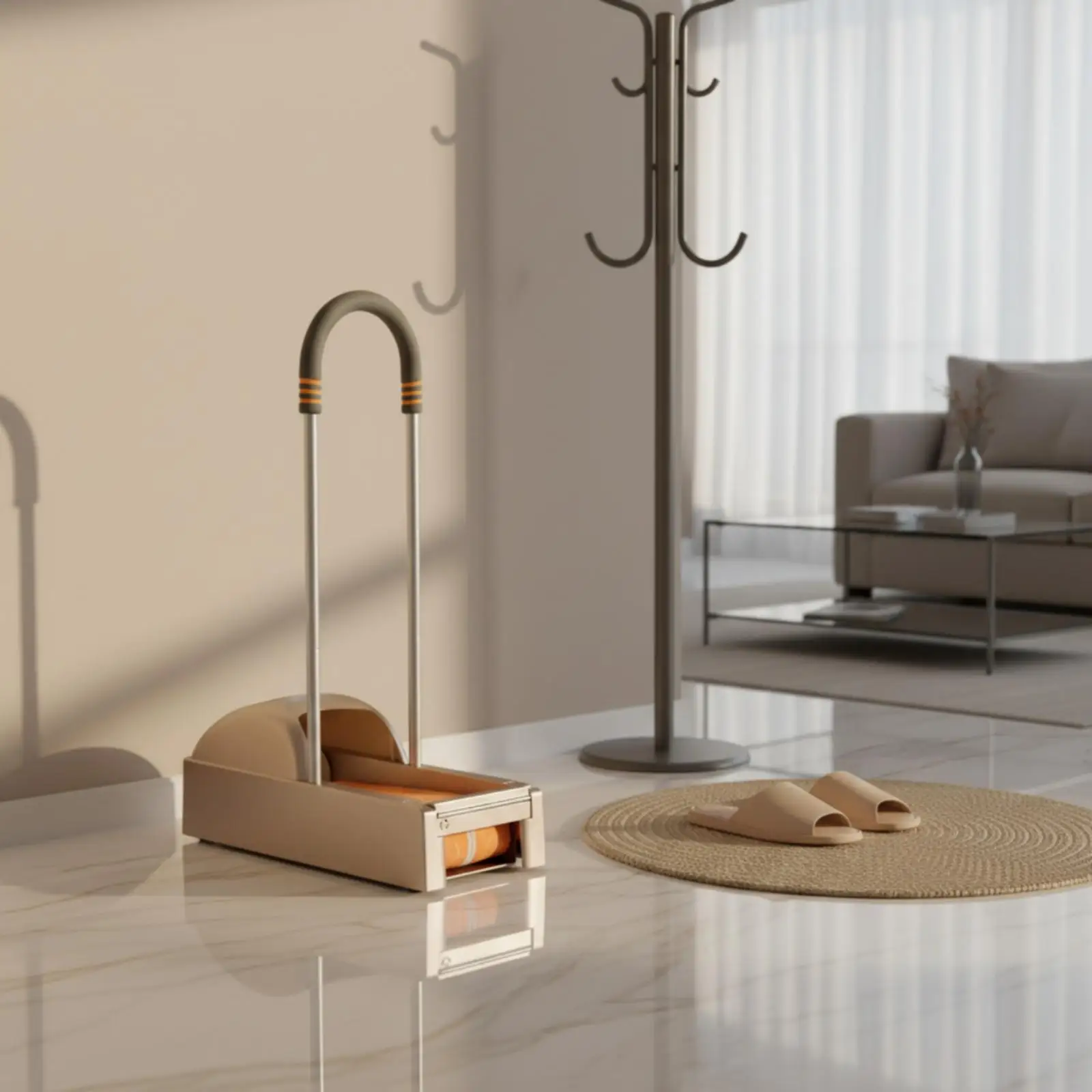 Dispensador de fundas para calzado con mango curvo – Higiene en casa - imagen 4
