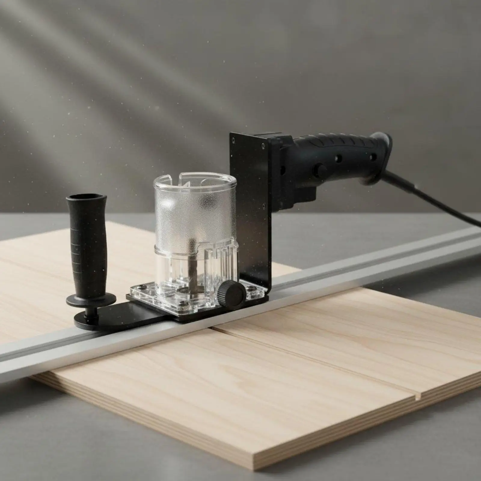 Placa Soporte Ajustable para Fresadora – Ranurado y Biselado en Madera - imagen 2