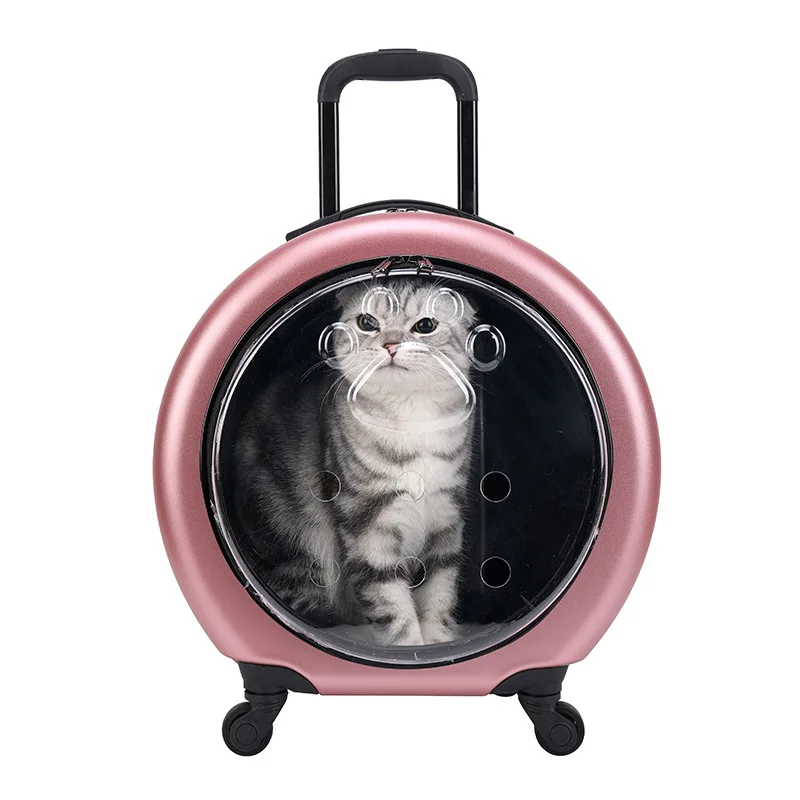 Transportín con ruedas homologado para avión – Gato y perro - imagen 4