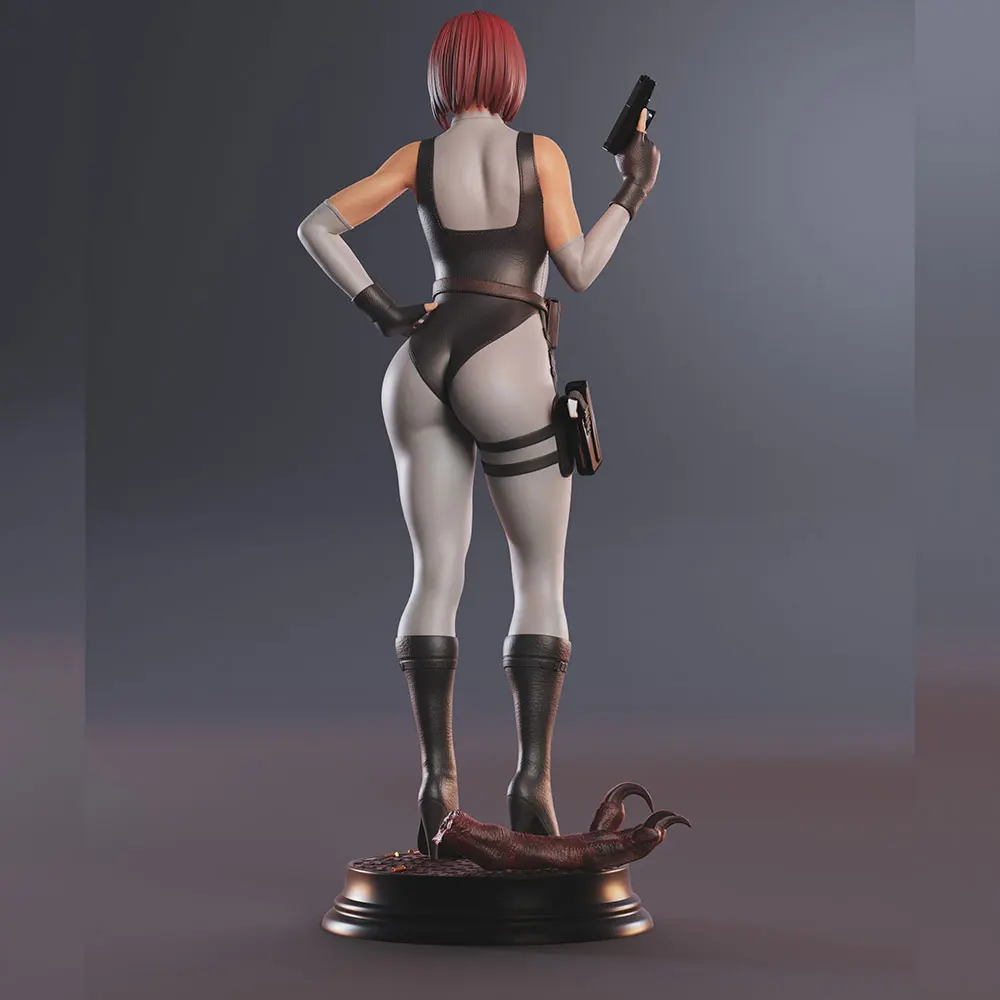 Figura de personaje de anime 3D gris para decoración de habitación - imagen 4