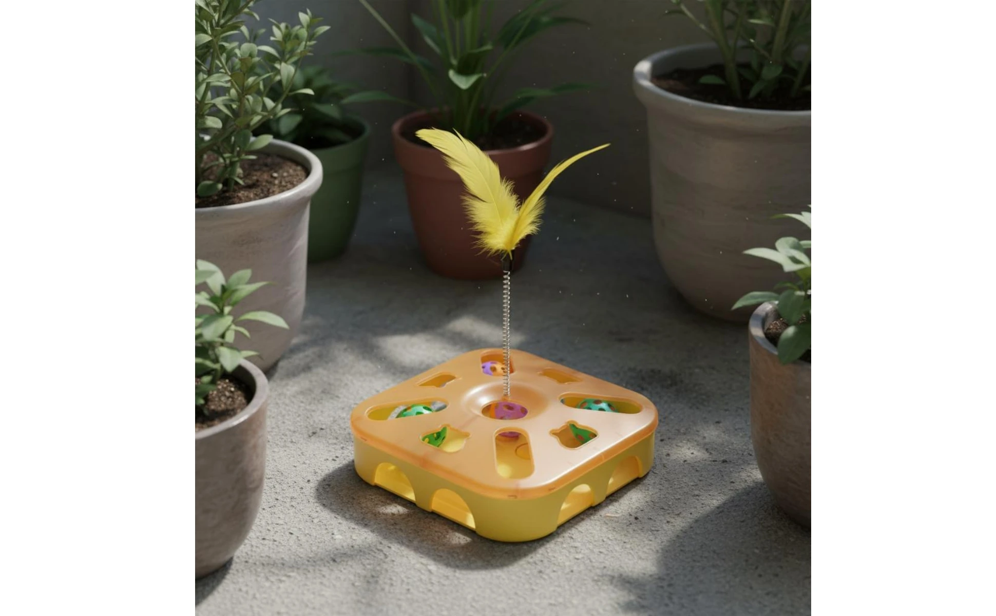 Accesorio con pluma superior para juego en movimiento