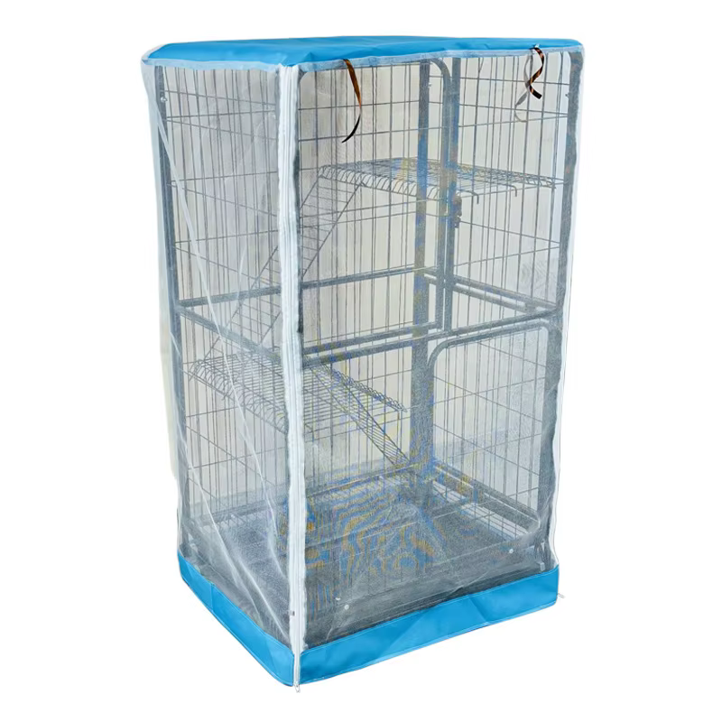 Funda mosquitera para jaula de gatos – Protección solar y antiviento - imagen 2