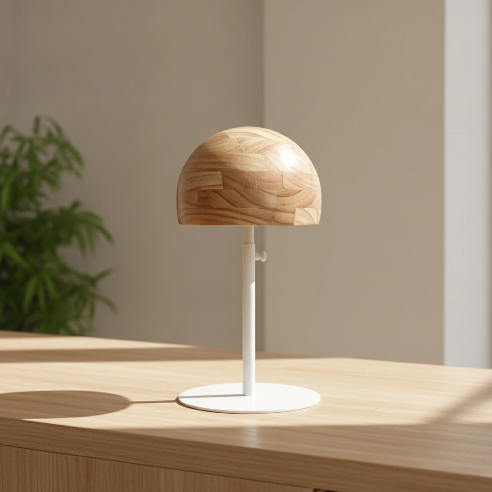 Expositor de sombreros para mascotas con cúpula de madera – Mostrador - imagen 3