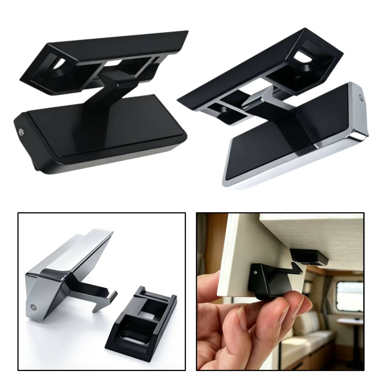 Tirador cierre suave para cajones de autocaravana – Accesorio para muebles y ropero - imagen 2