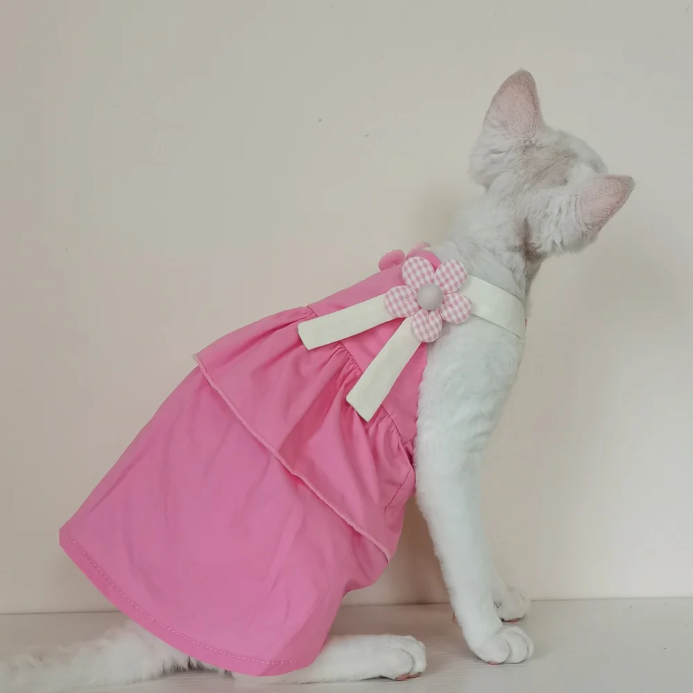 Falda de burbujas en rosa