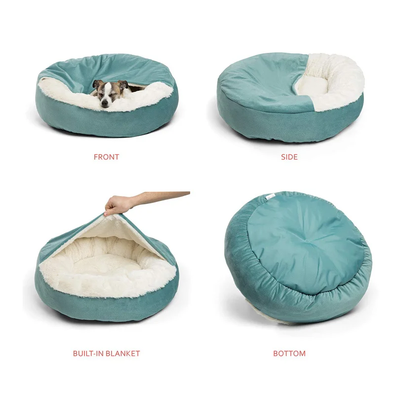 Cama cerrada con capucha