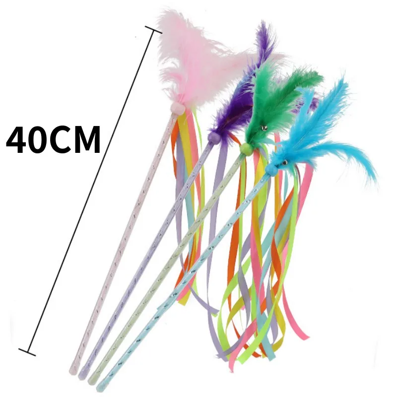 Juguete de plumas en uso