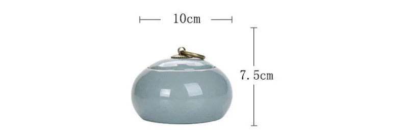 Mini urna de cerámica para cenizas de perro y gato