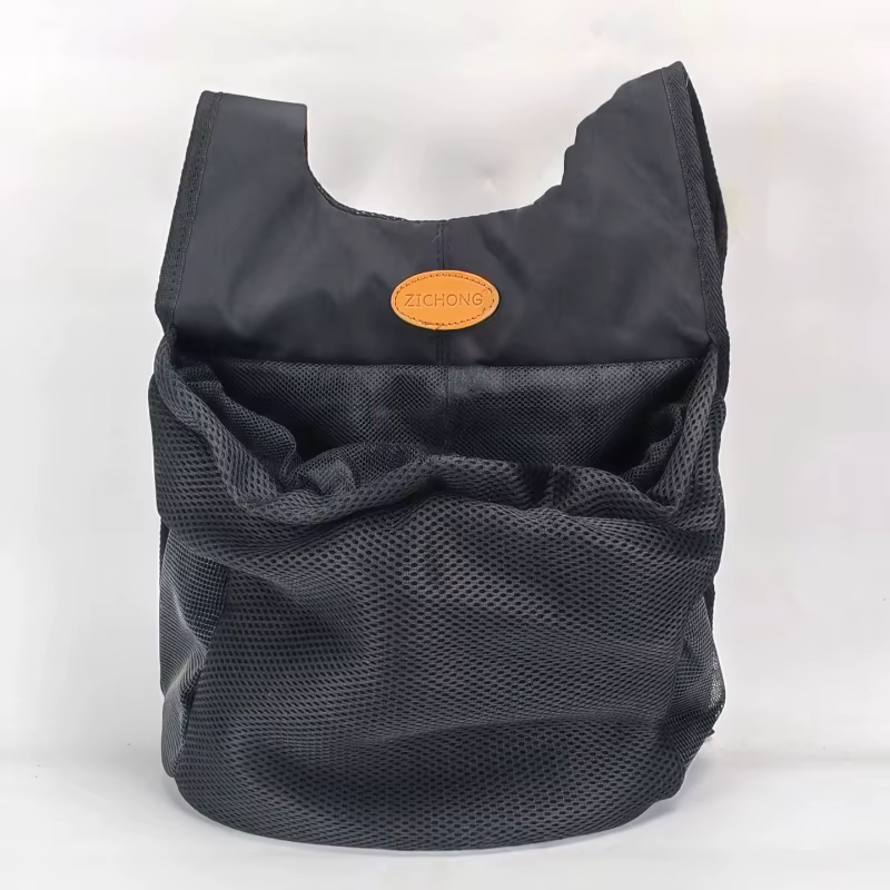 Mochila portamascotas frontal plegable y transpirable para gatos y perros pequeños