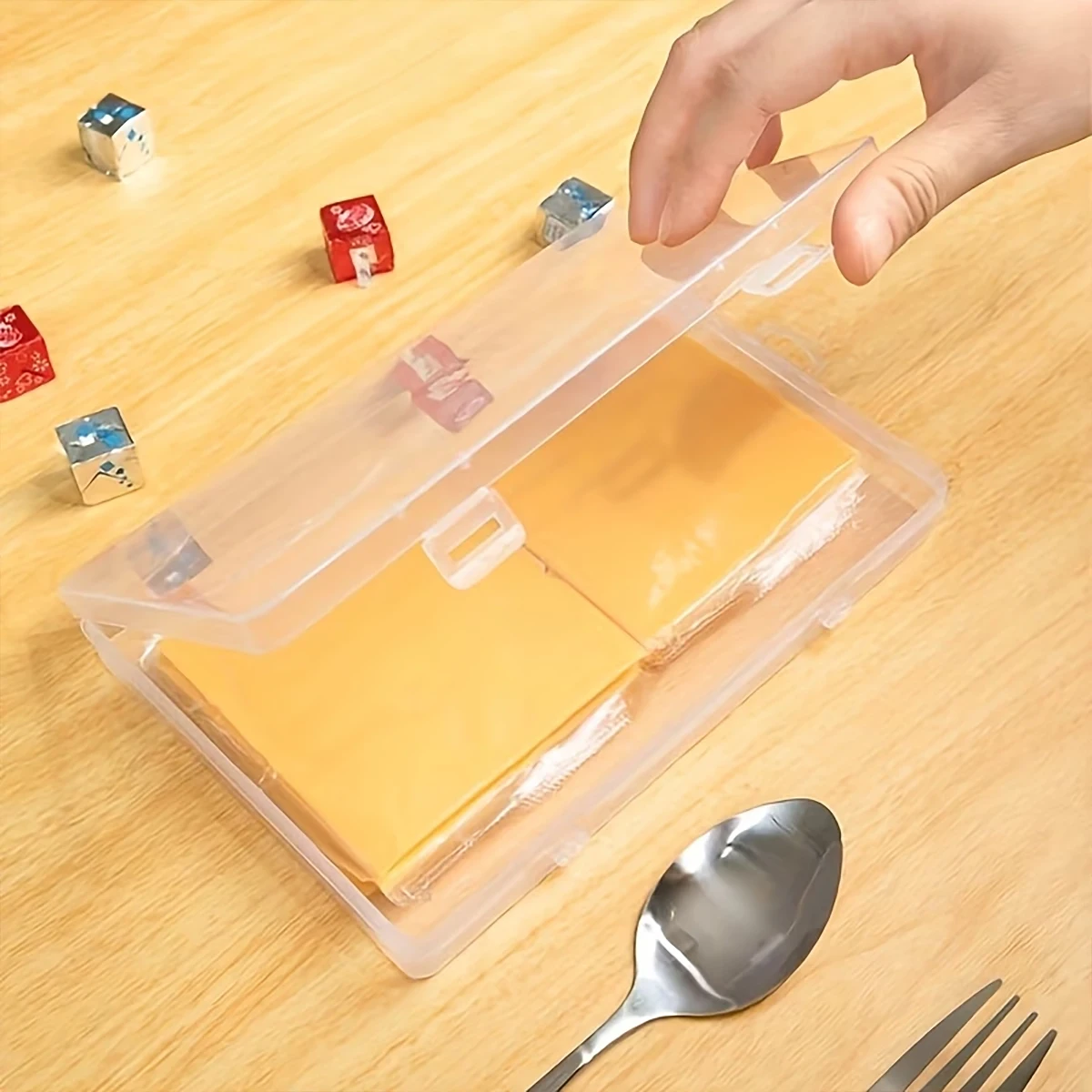 Caja transparente hermética para guardar comida de gato y perro - imagen 2