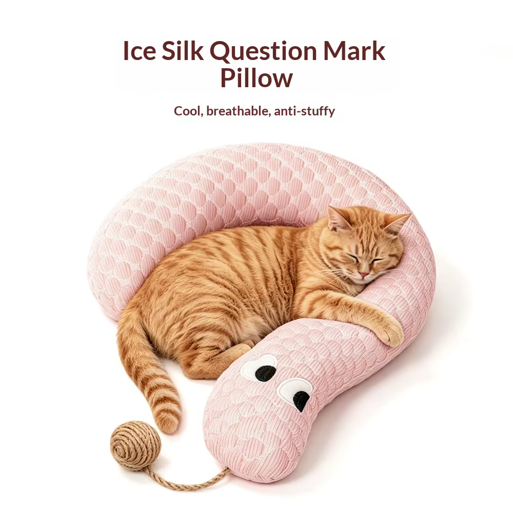 Almohada de soporte cervical refrescante para gatos - imagen 2