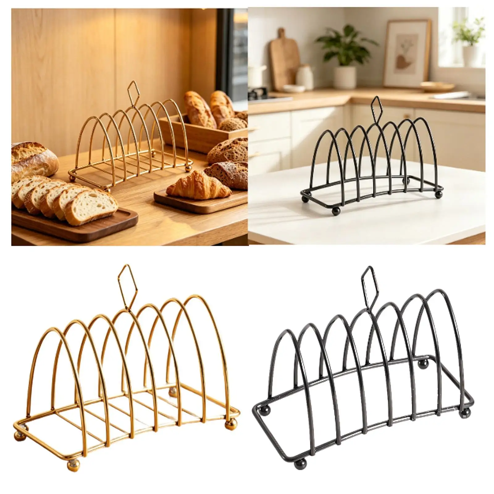 Escurridor para Tostadas en Acero Inoxidable – Soporte para 6 Rebanadas - imagen 4