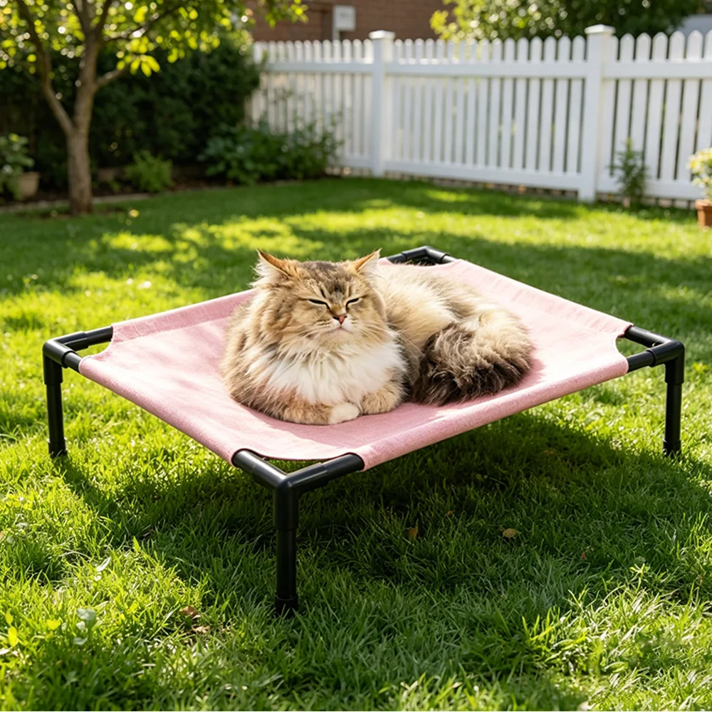 Cama elevada apta para animales pequeños