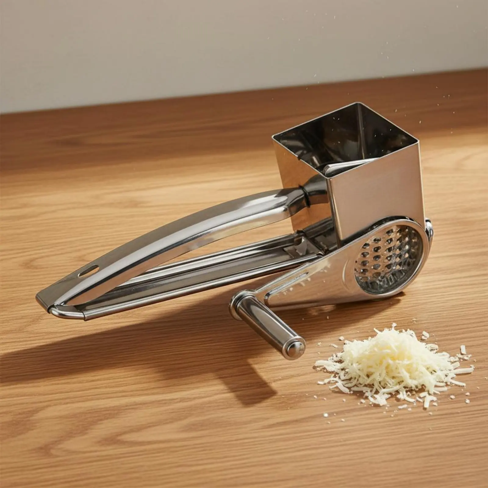 Rallador giratorio de queso manual fácil de usar para cocinar