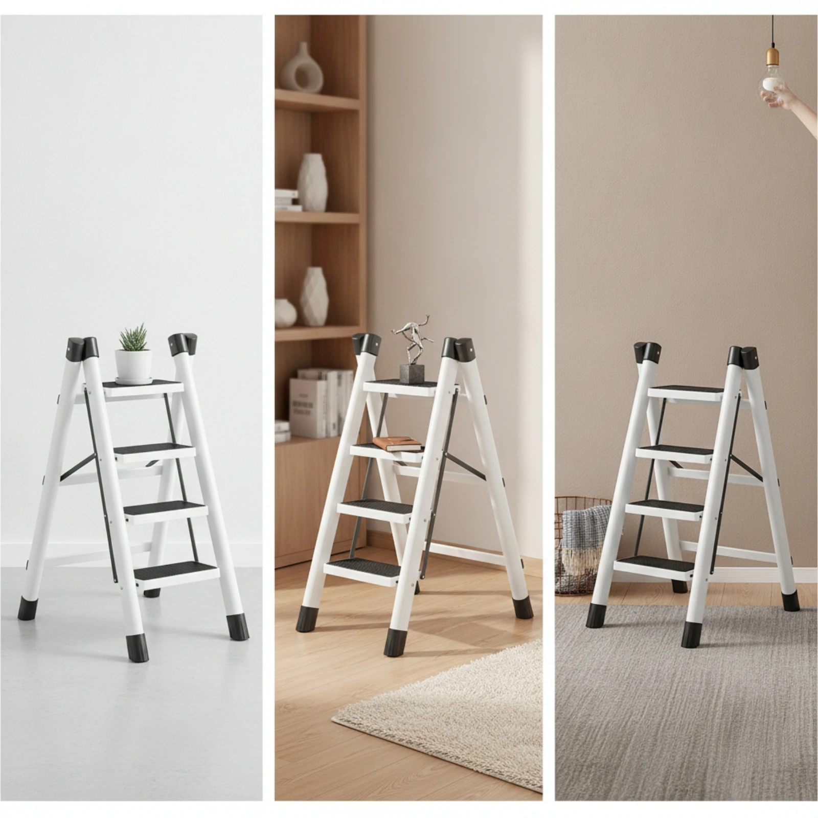Escalera plegable en A para perros y gatos – Escalones portátiles - imagen 4