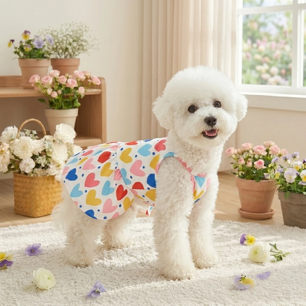 Vestido tipo slip para mascotas pequeñas y medianas