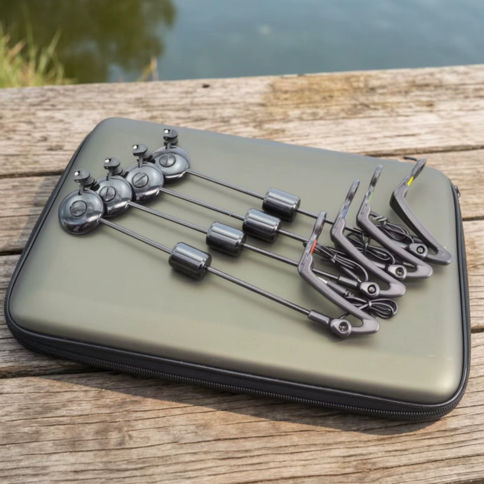 Indicadores de Picada para Cañas de Pescar con Alarma y Estuche - imagen 3