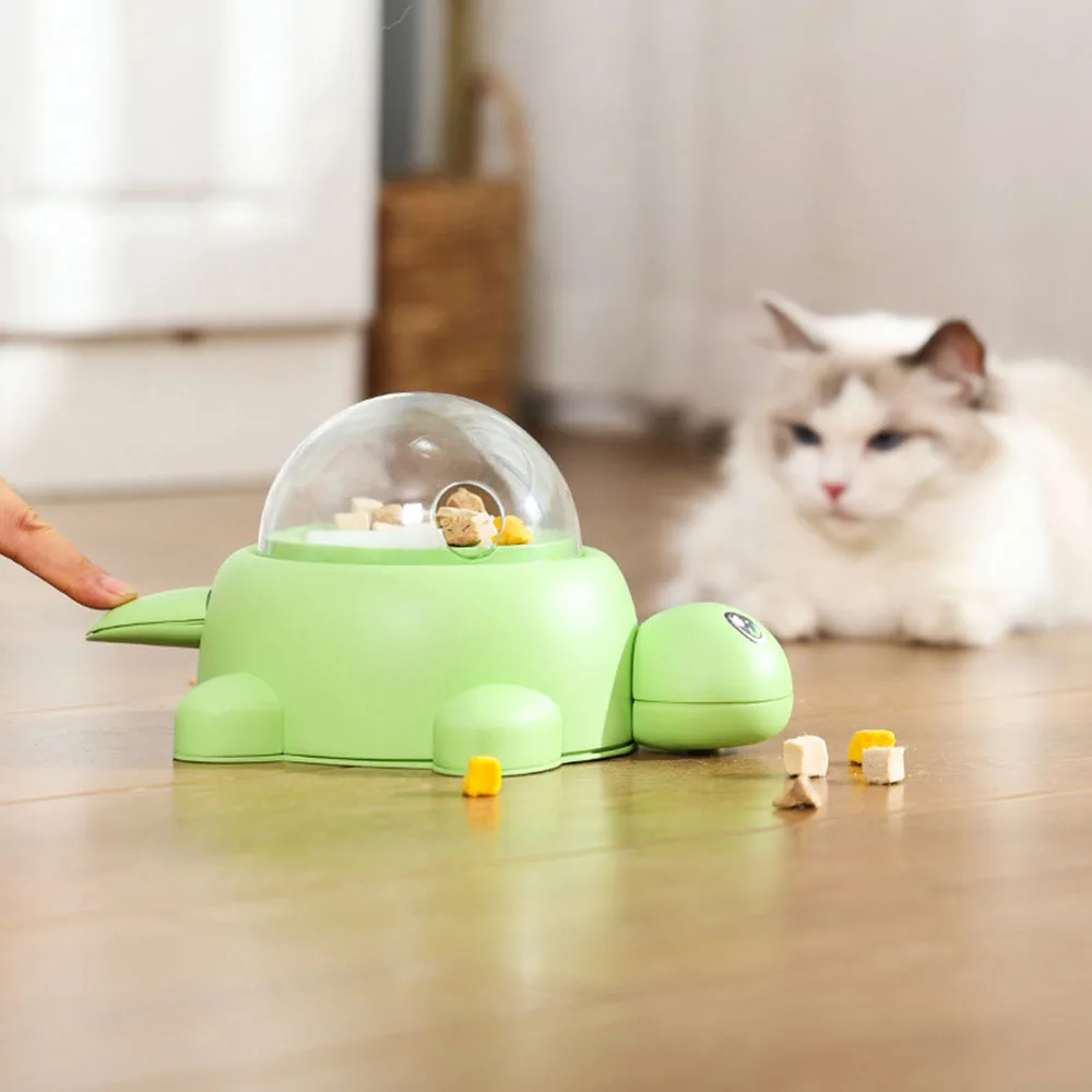 Alimentador de puzzles para mascotas mostrando diseño interactivo