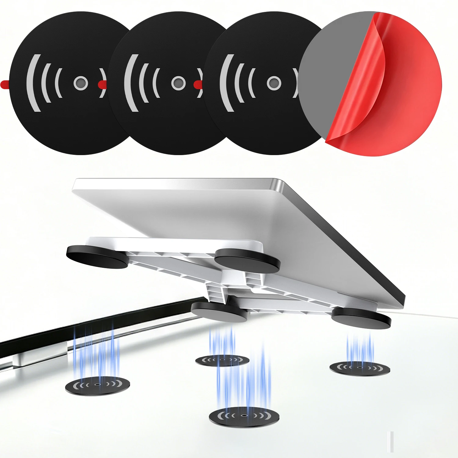 Soporte Magnético Adhesivo para Starlink Mini y Gen 3 – 4 Placas de Hierro
