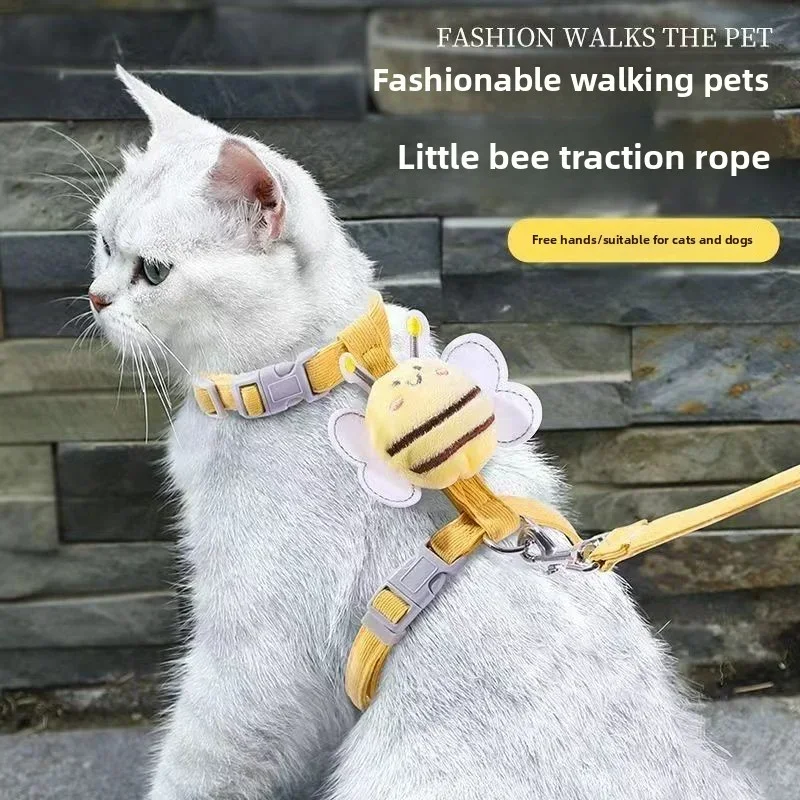 Arnés con diseño de abeja y correa