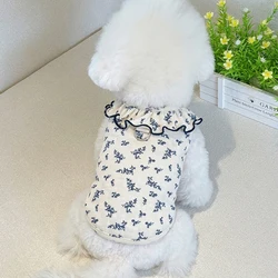 Ropa de verano para perros: vestido tutú floral Chihuahua