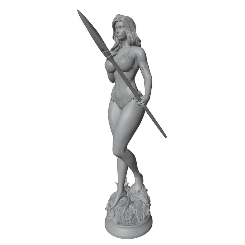 Miniatura de chica para montar y pintar – Figura decorativa - imagen 4