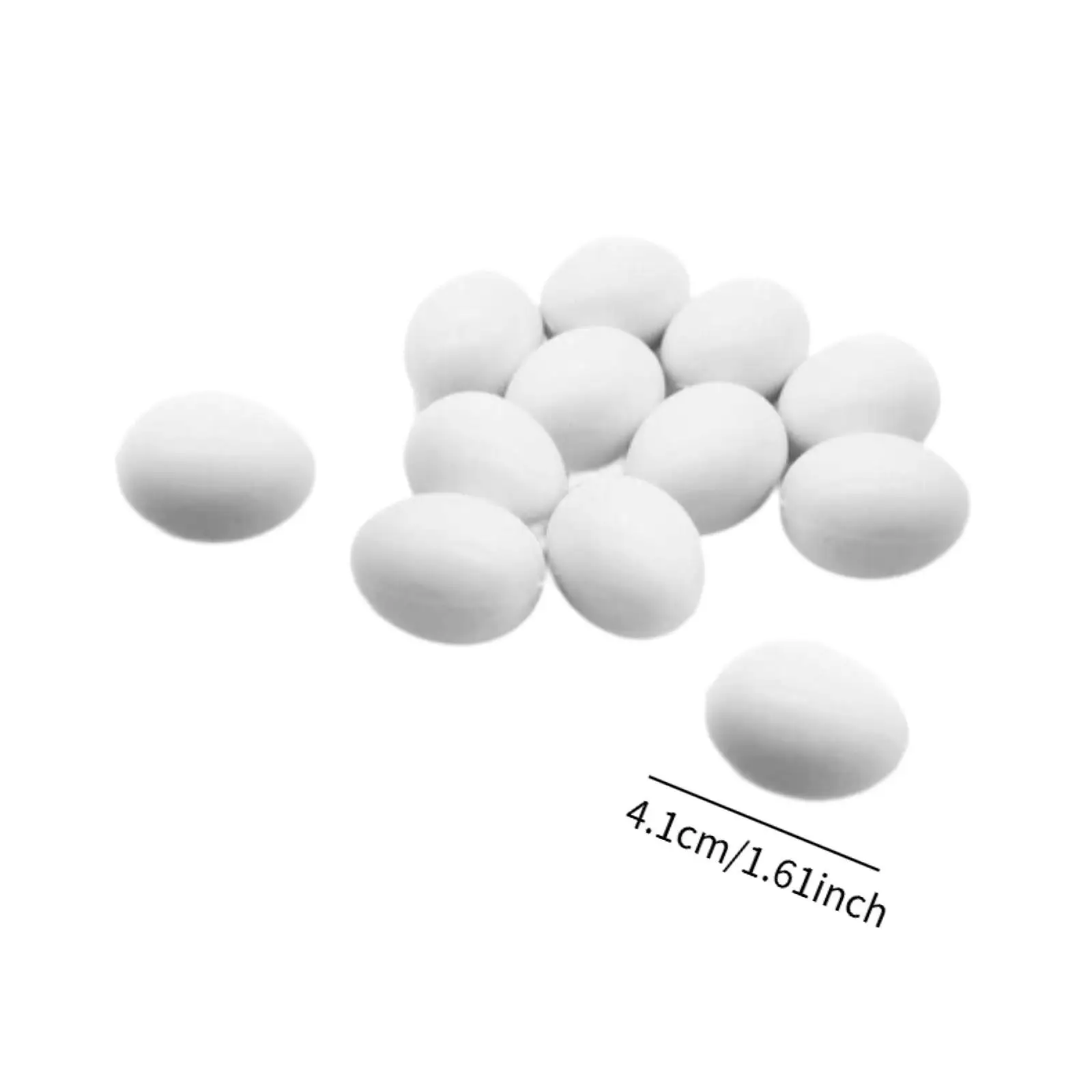 Huevos de simulación de plástico sólido para palomas