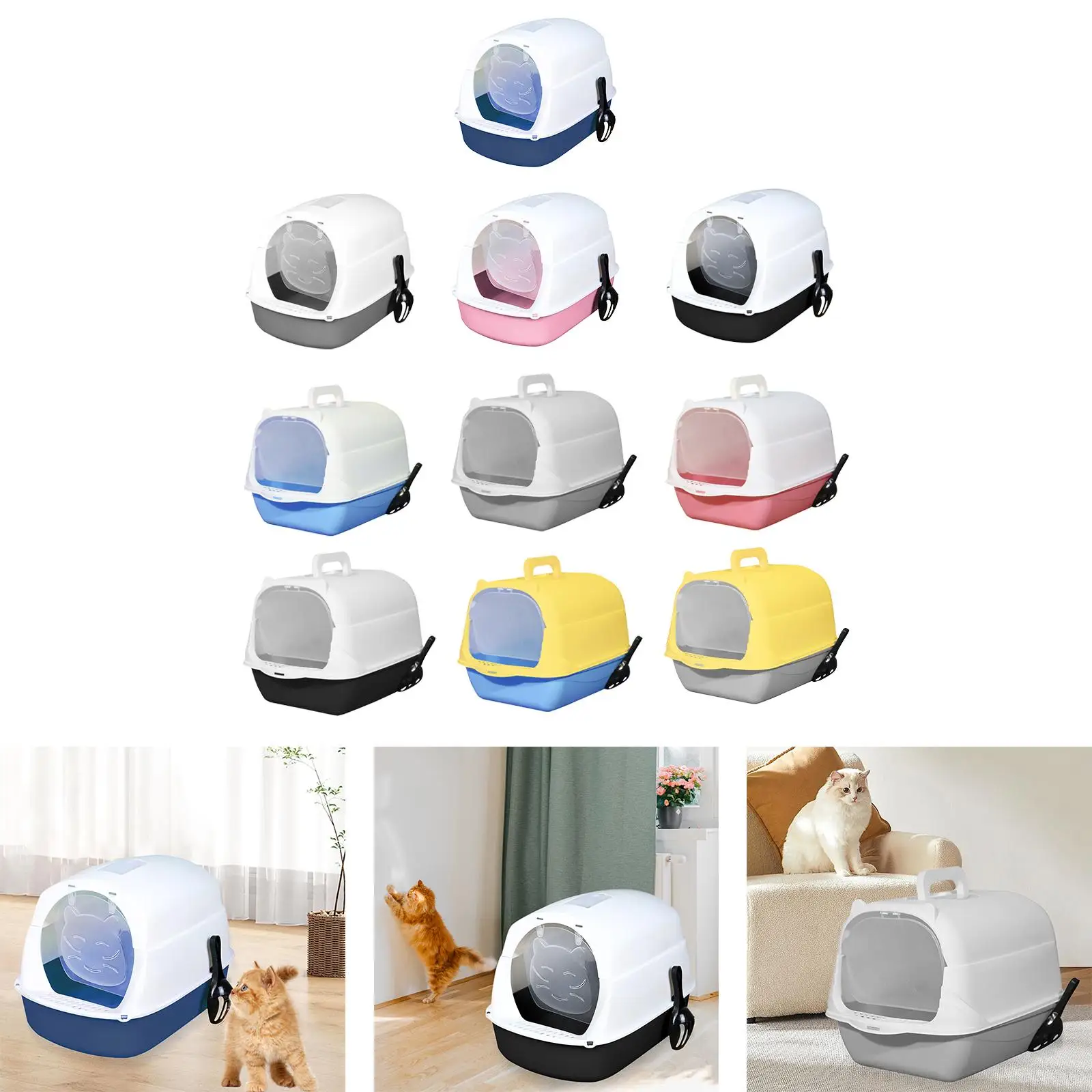 Interior espacioso para gatos grandes