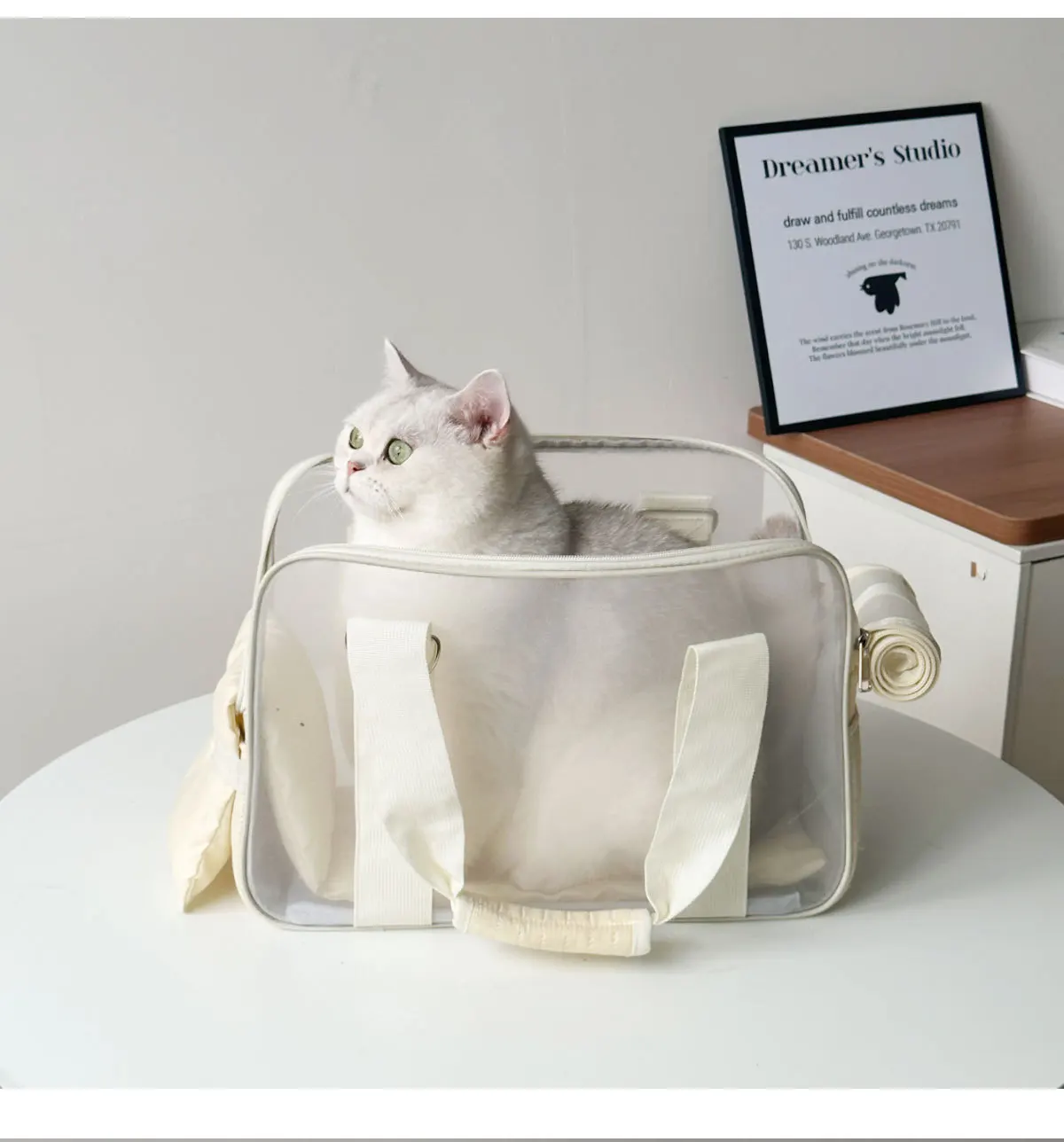 Bolsa de Transporte para Perros y Gatos lista para el viaje