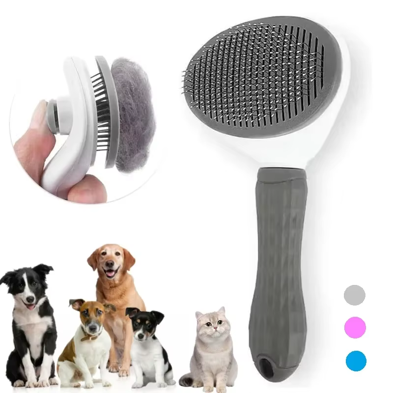 Cepillo autolimpiante para mascotas