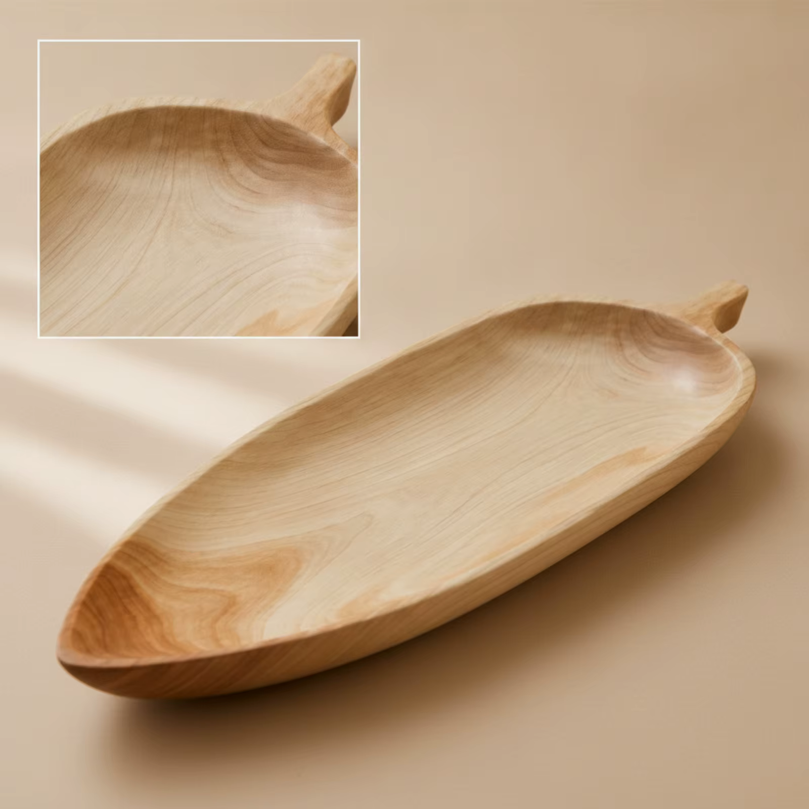 Plato de madera multiusos con asa para gatos y perros, bandeja - imagen 5