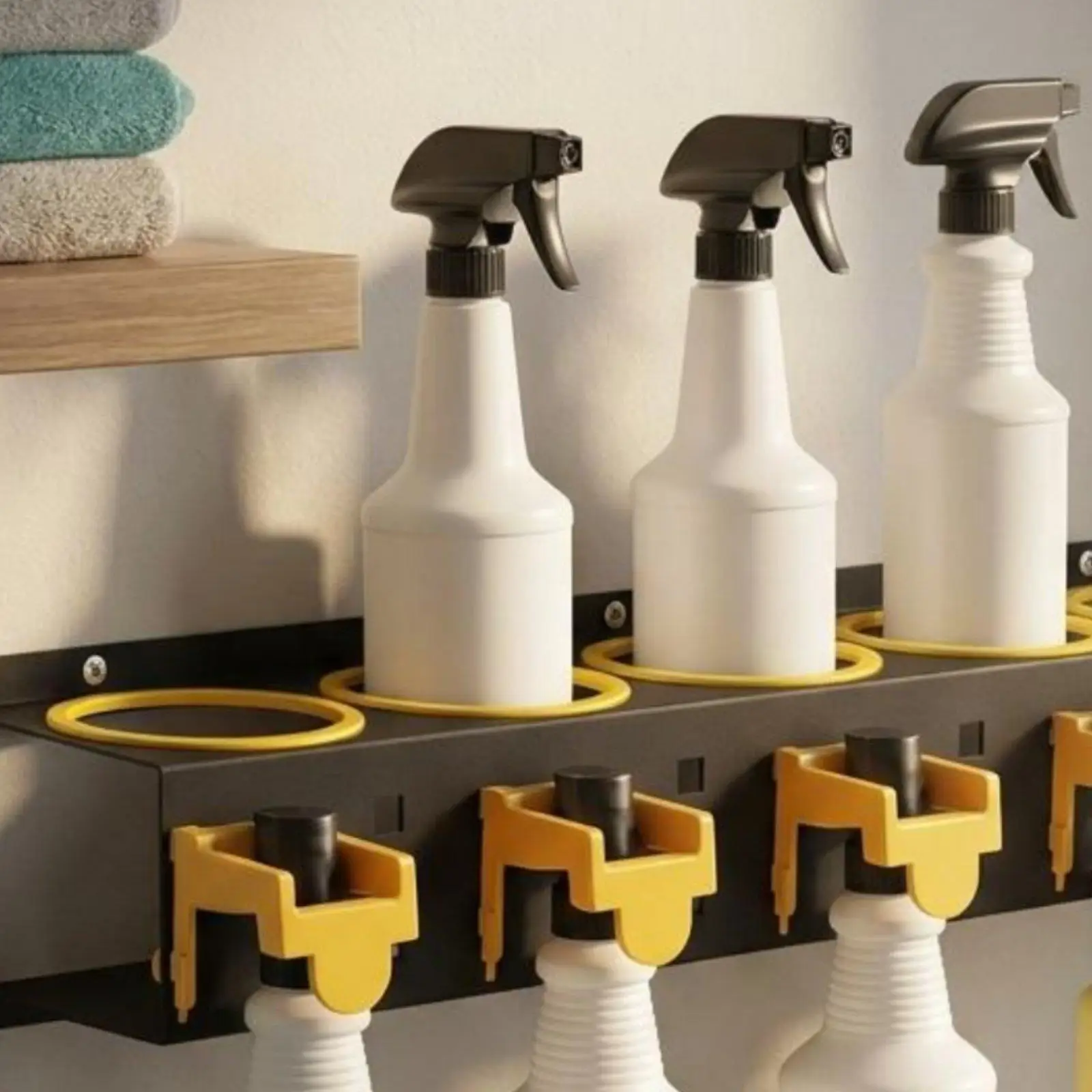 Organizador Pared para Botellas – Estante Almacenamiento Garaje - imagen 4