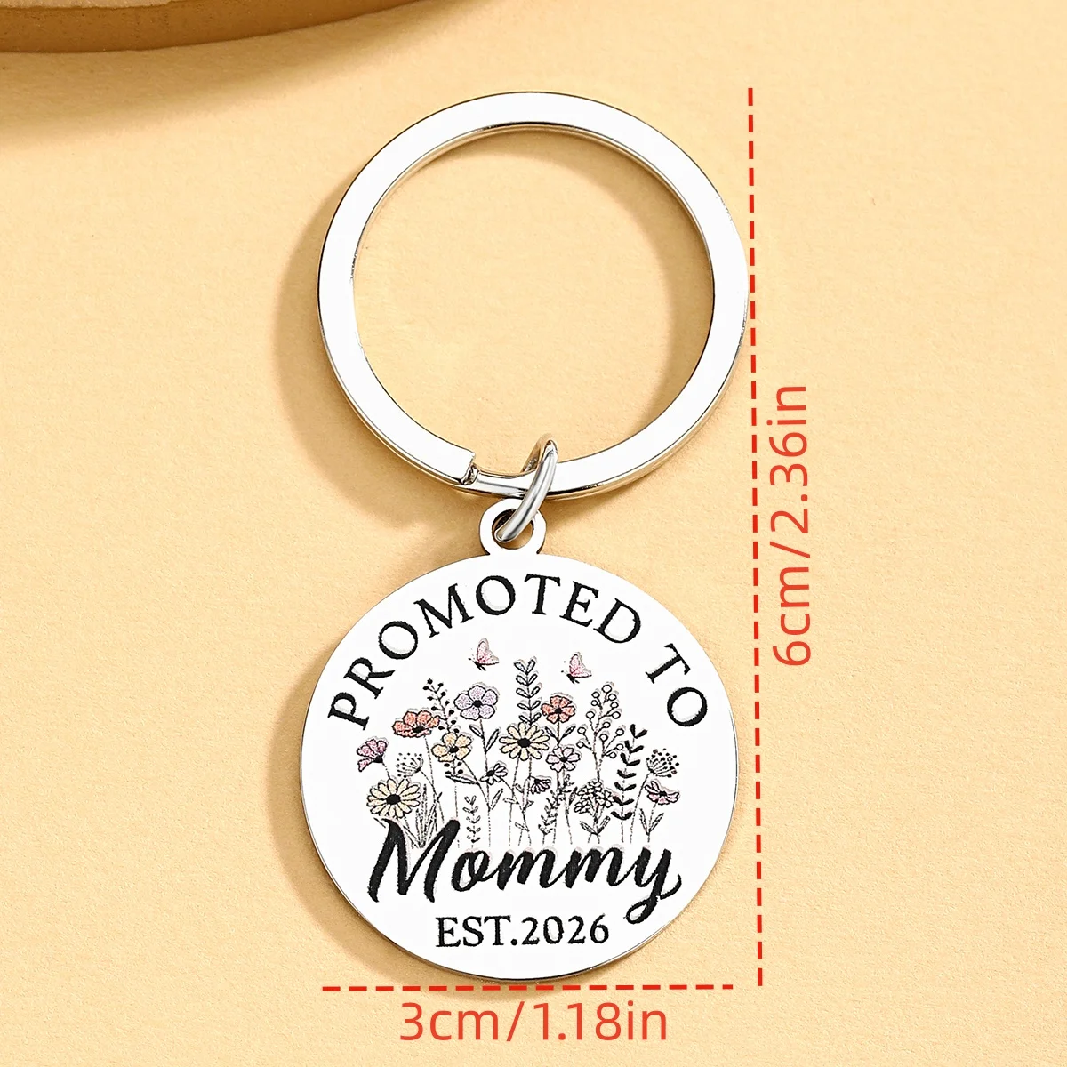 Regalo embarazo y mamá primeriza: llavero con mensaje y detalle especial - imagen 5
