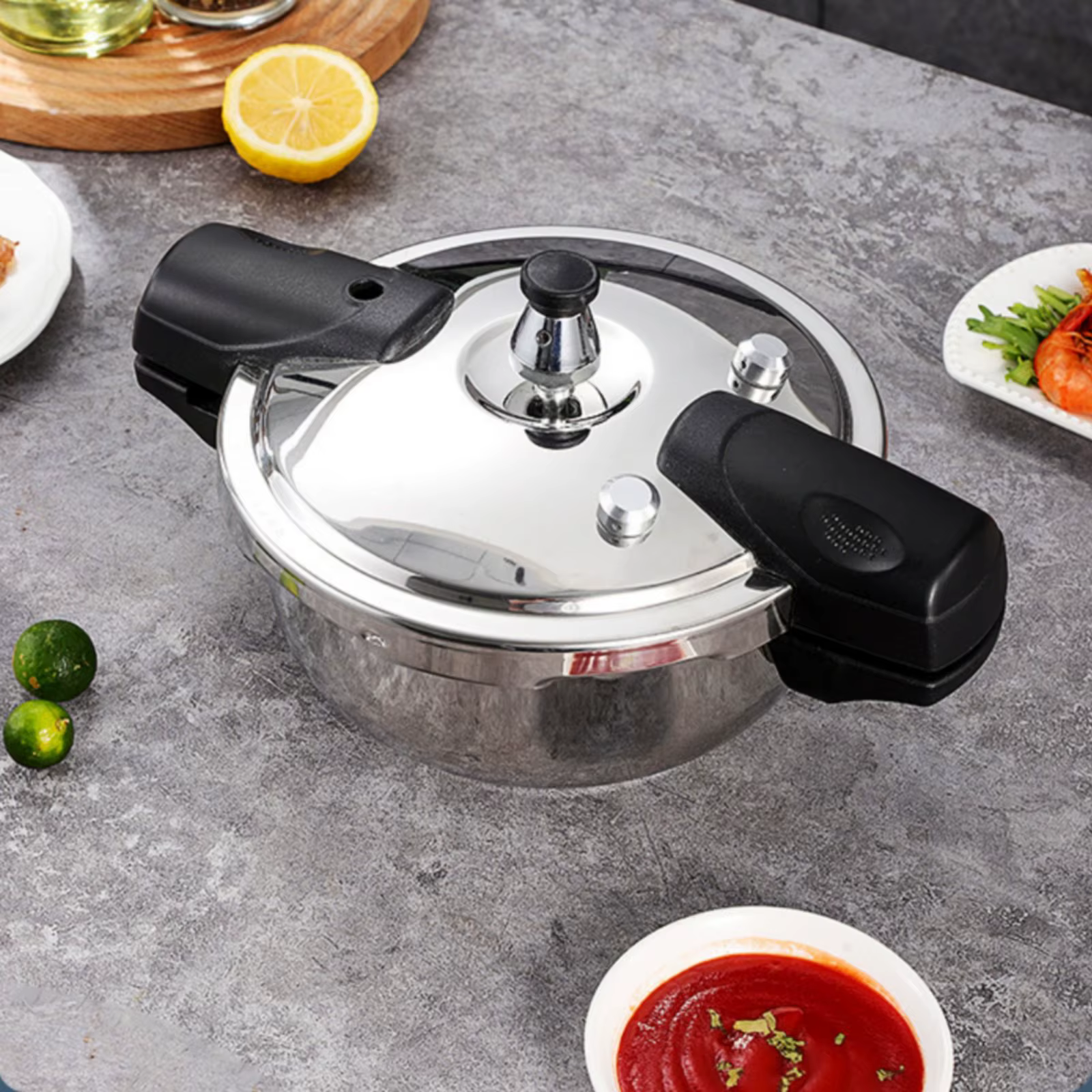 Mini olla a presión inoxidable para comida casera de gato y perro - imagen 2