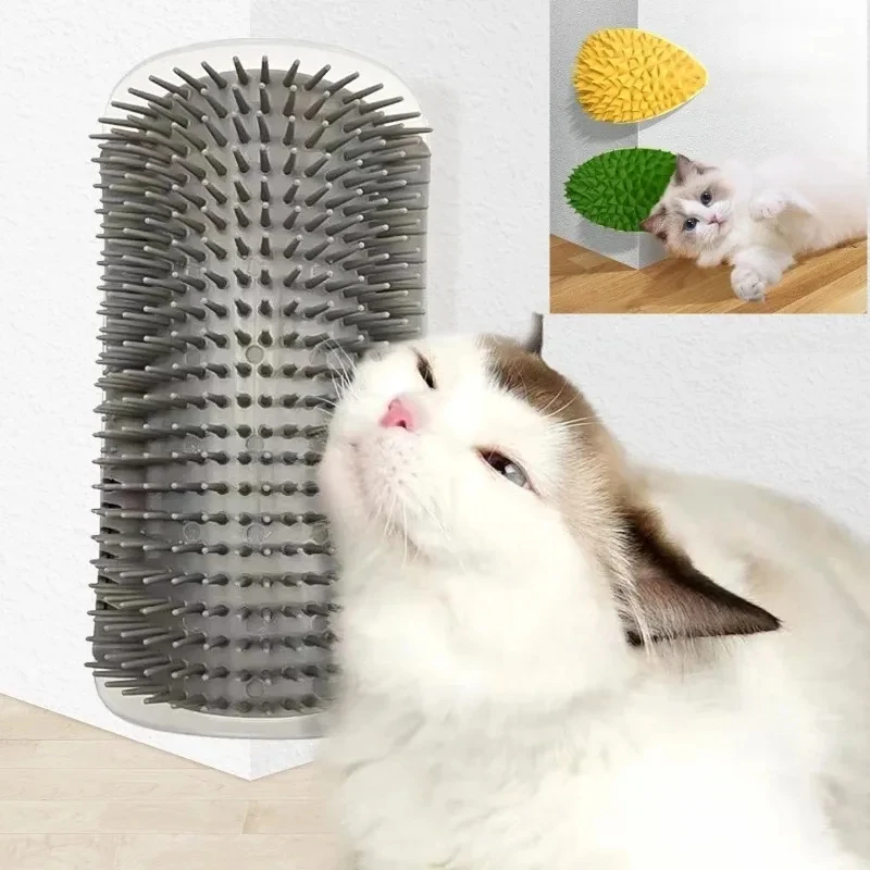 Cepillo autolimpiable para gatos y perros con hierba gatera - imagen 3