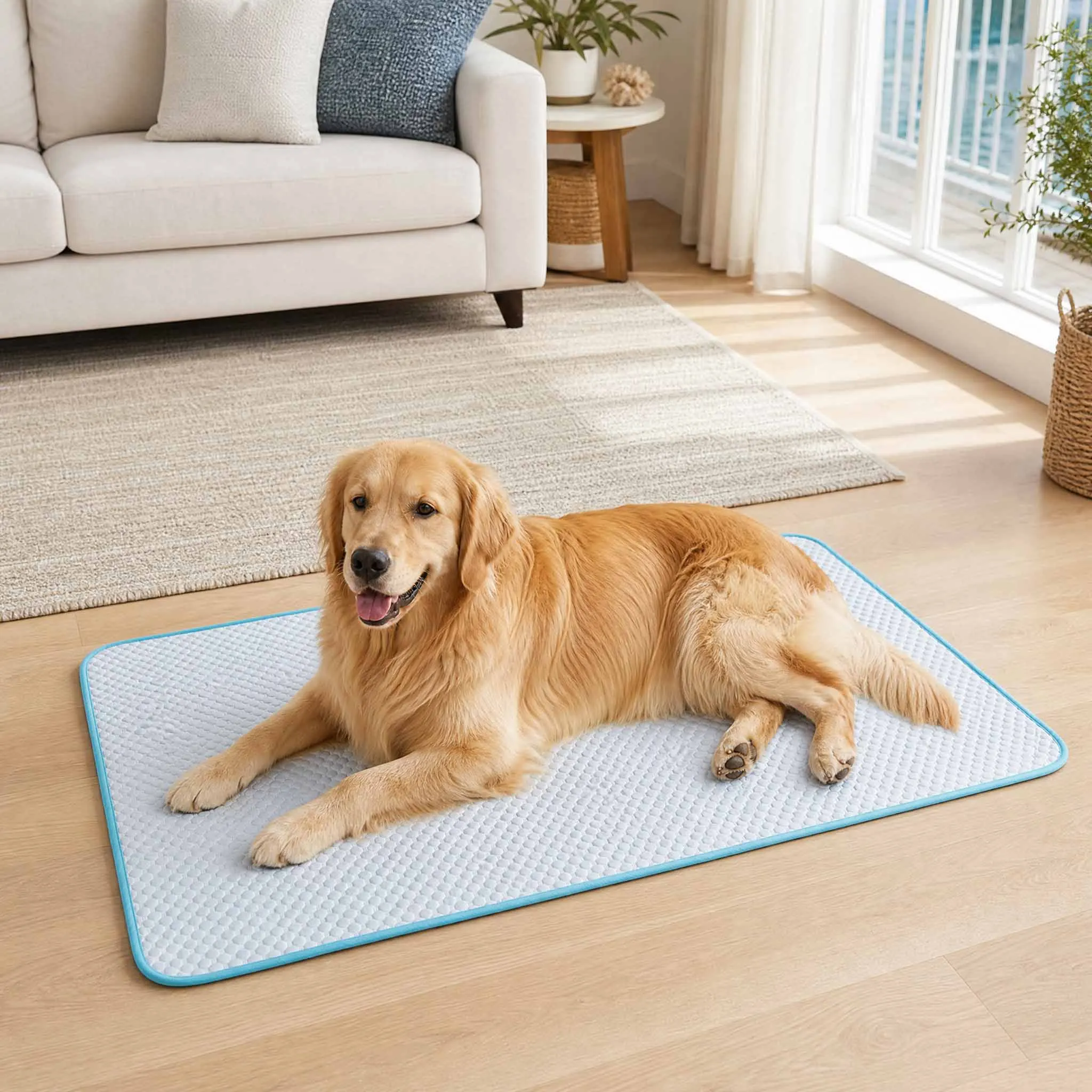 Alfombra refrescante de verano antideslizante para gatos y perros - imagen 3