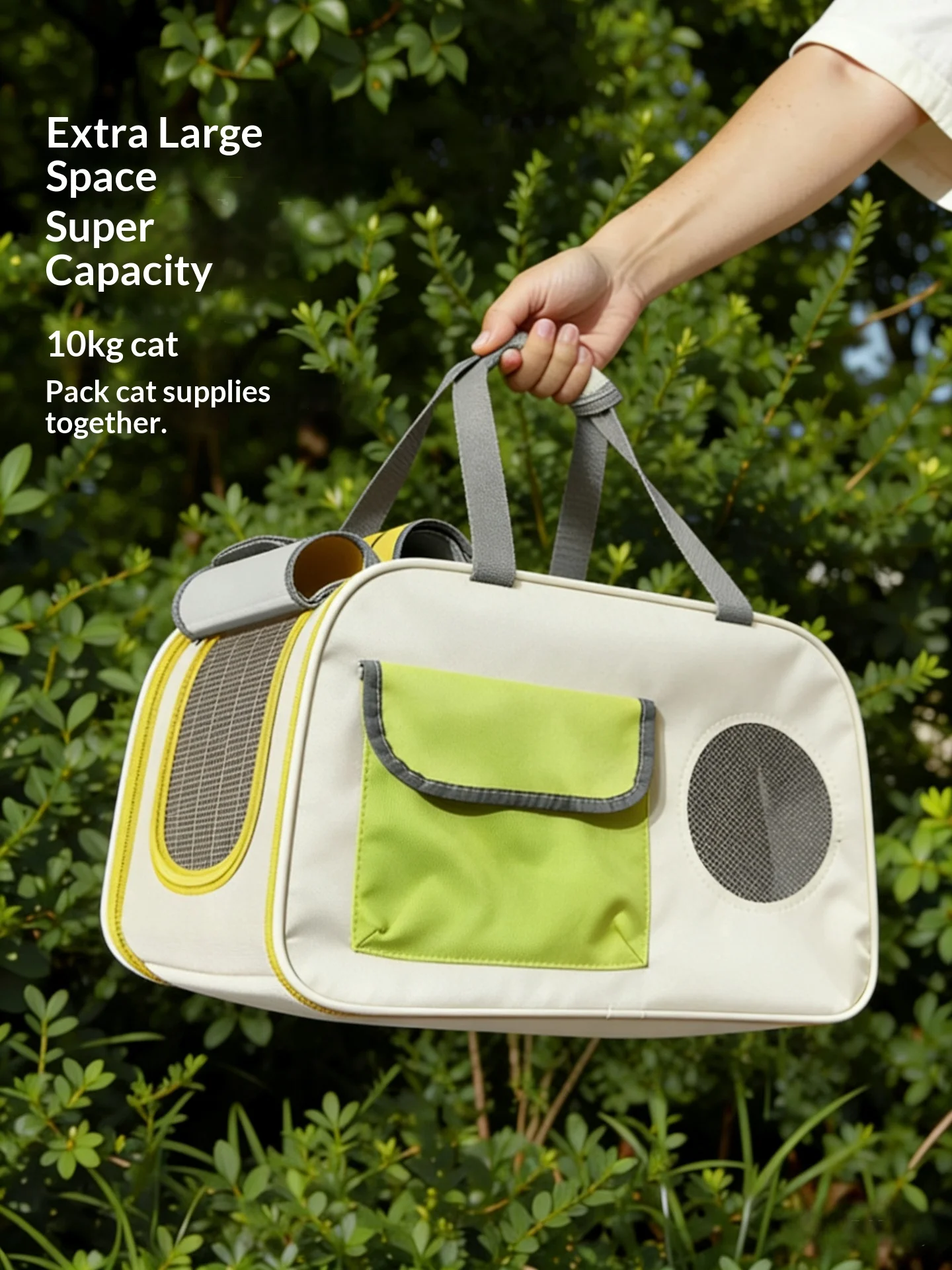 Bolso de transporte transpirable y portátil