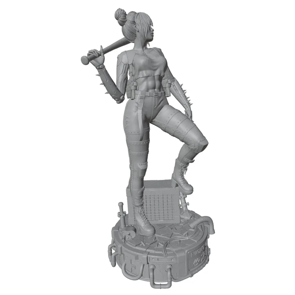Figura resina 75mm kit diysin pintar