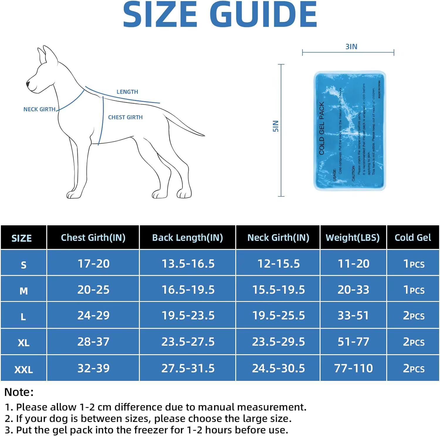 Chaleco Refrigerante Perros – Protección contra Calor con Bolsa Hielo - imagen 4