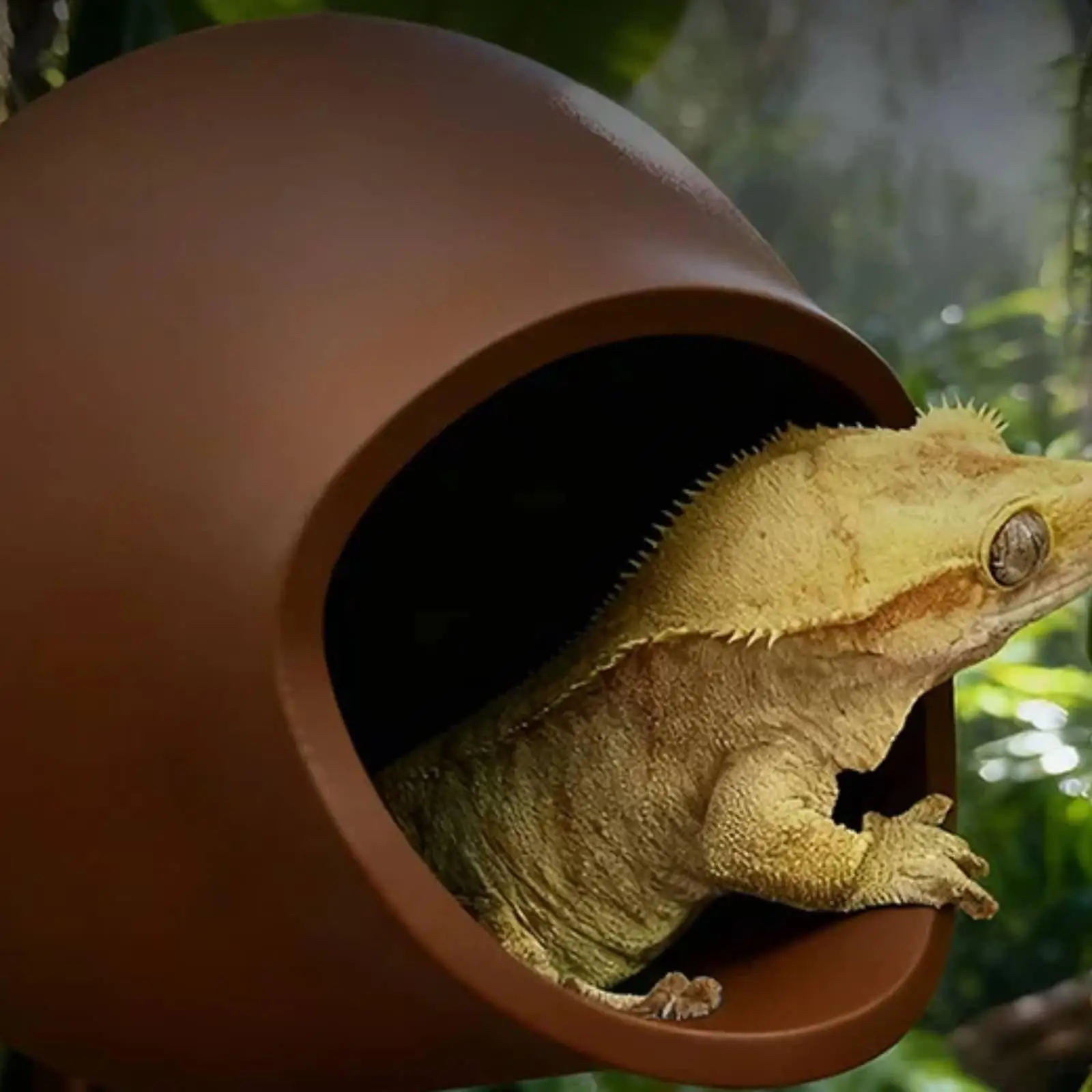 Escondite colgante para terrario de geckos y ranas - imagen 5