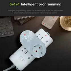 Termostato WiFi Tuya para Mascotas – Enchufe Inteligente con Control de Temperatura