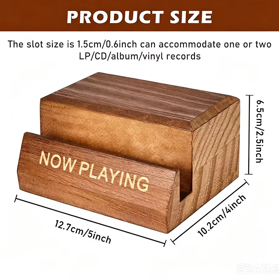 Conjunto completo del soporte para vinilos visto desde diferentes ángulos