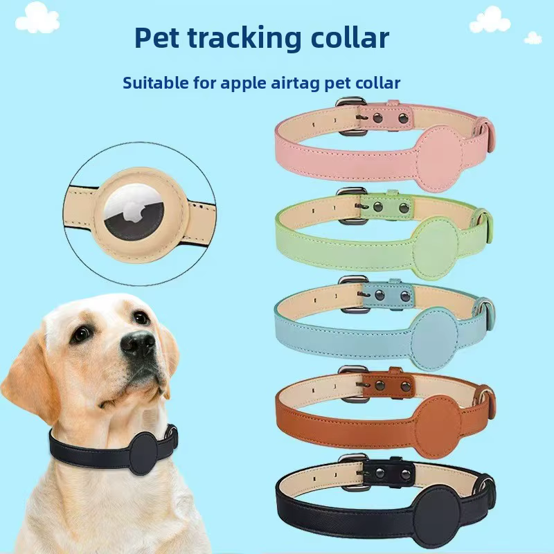 Collar ajustable de cuero sintético para gatos y perros pequeños - imagen 5