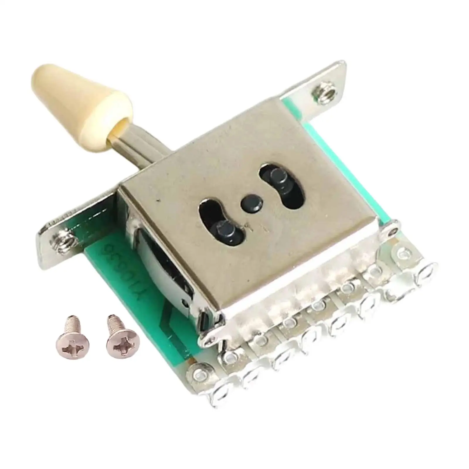 Interruptor de palanca de 5 vías para guitarra eléctrica en acabado metálico