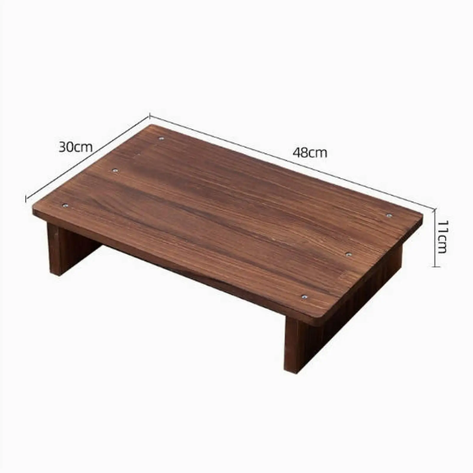 Mesa de centro baja de madera estilo tatami para salón - imagen 3
