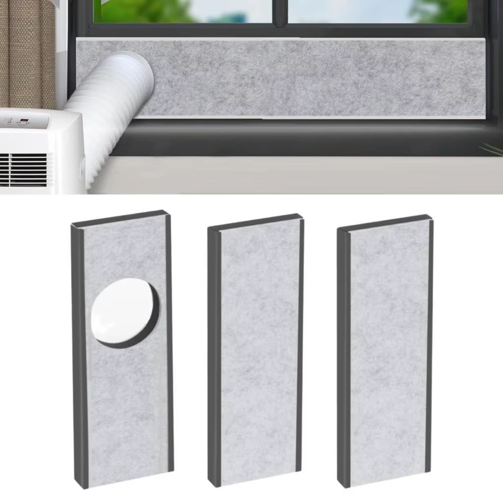 Kit sellado ventana aire acondicionado portátil - Aislamiento y seguridad