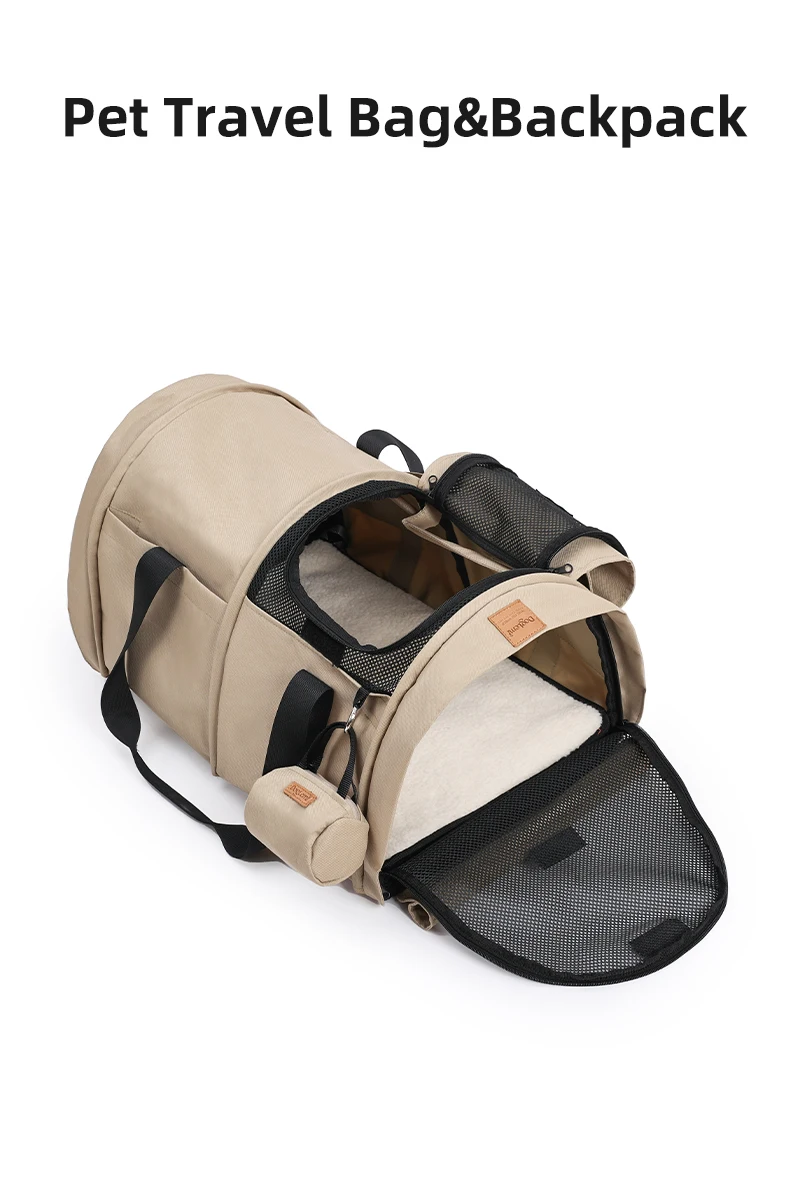 Bolso de transporte 2 en 1 para mascotas