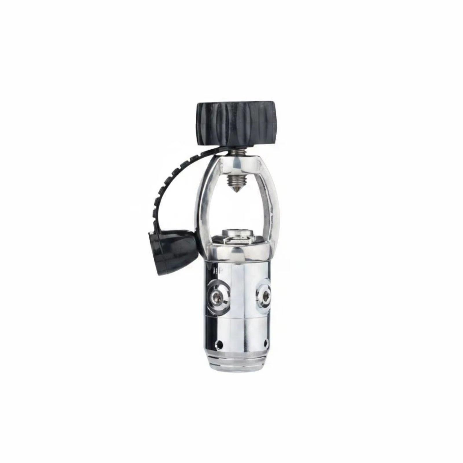 Regulador de Buceo para Sistema de Presión – Primera Etapa de Titanio Cromado - imagen 2