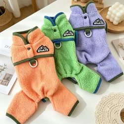 Mono de felpa cálido para perros y gatos – Otoño