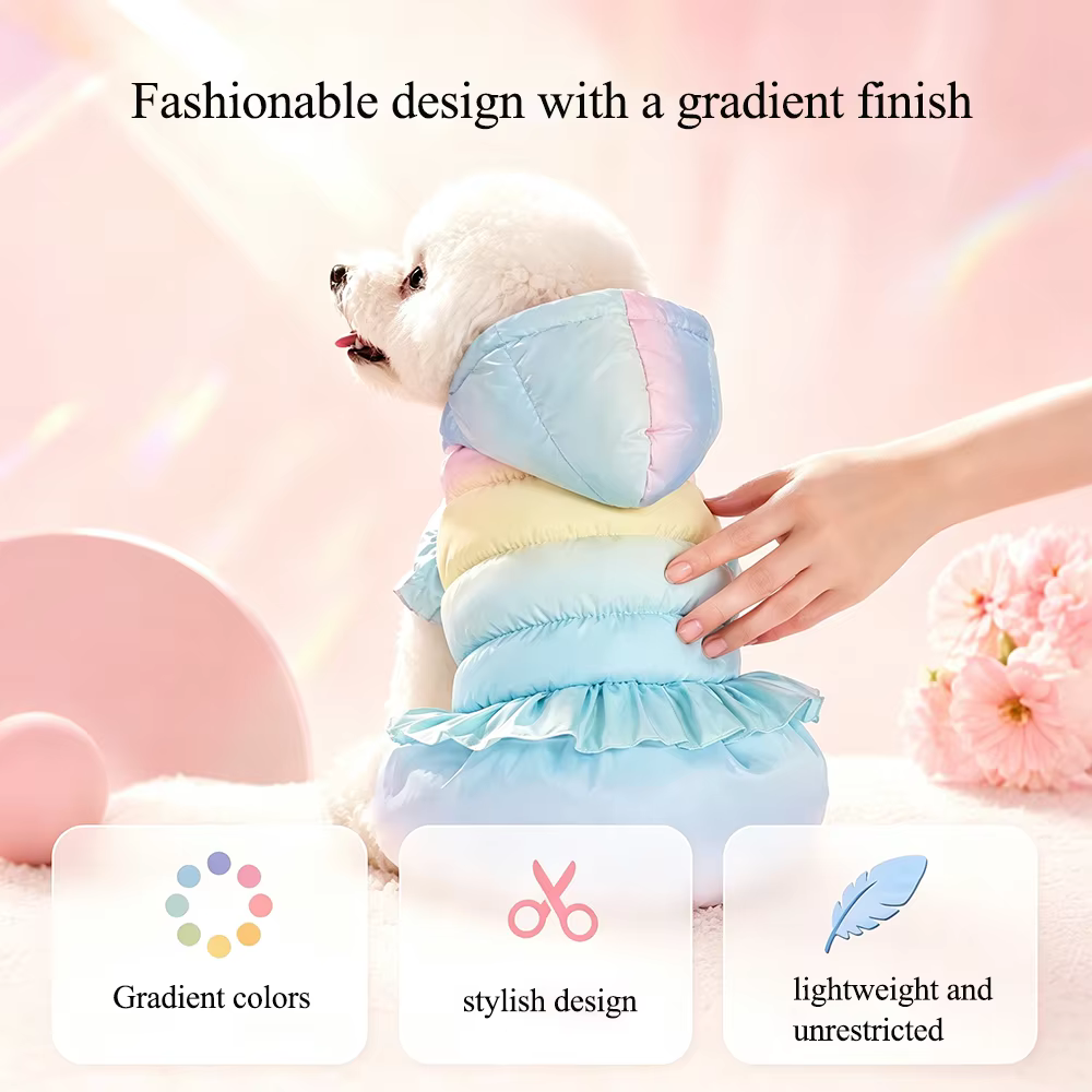 Abrigo polar térmico para perros pequeños y gatos - imagen 2